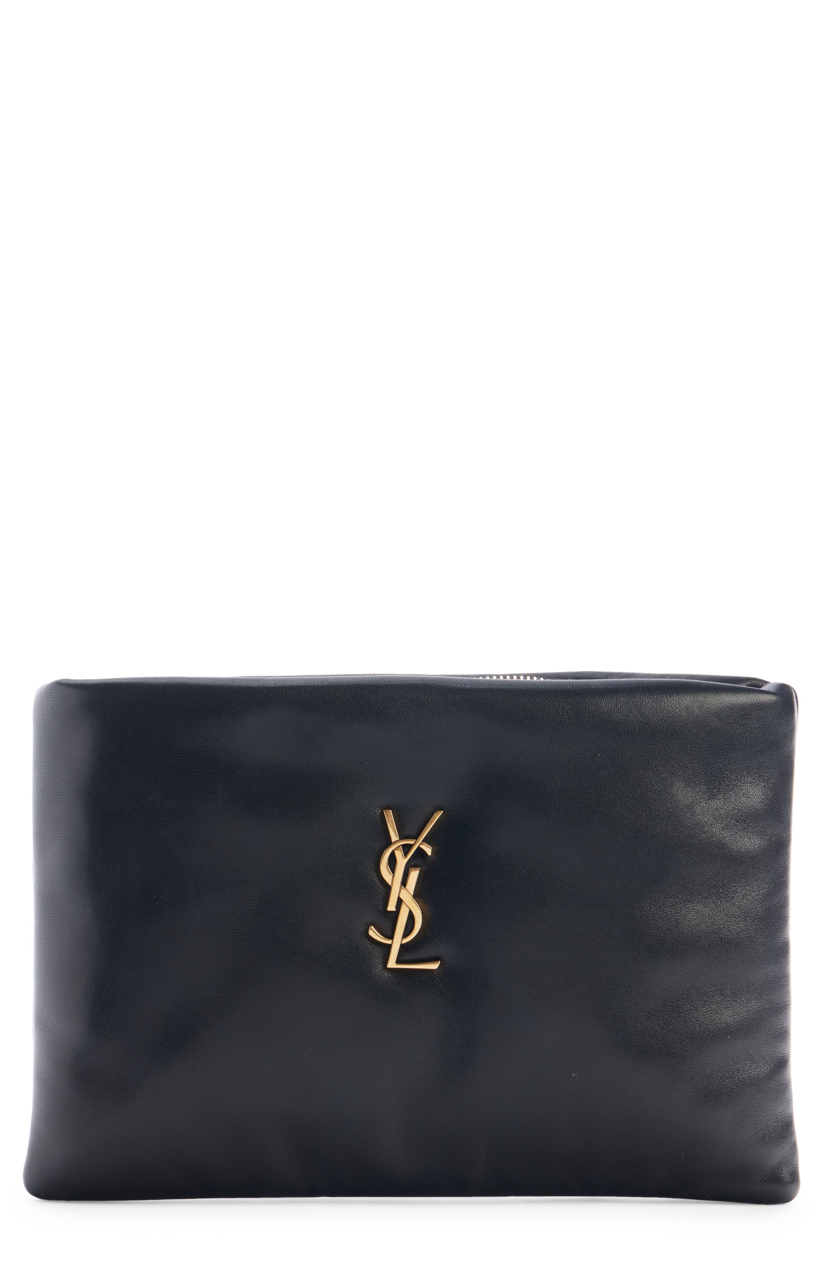 Saint Laurent Cassandre Calypso Pouch, Main, color, 