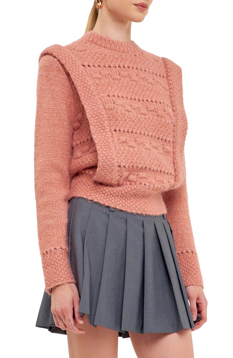 Endless Rose Chunky Knit Sweater, Alternate, color, Dusty Rose