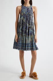 Ulla Johnson Mari Cotton Blend Trapeze Dress