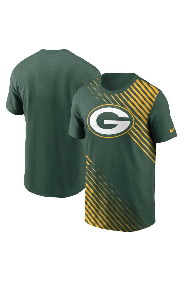 Nike Men's Nike Green Green Bay Packers Yard Line Fashion Asbury T-Shirt, Main, color, Green