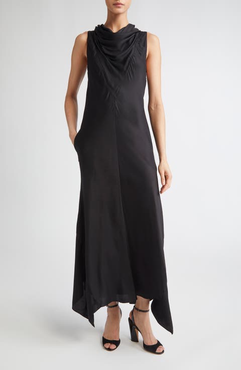 The Fallon Cowl Neck A-Line Dress