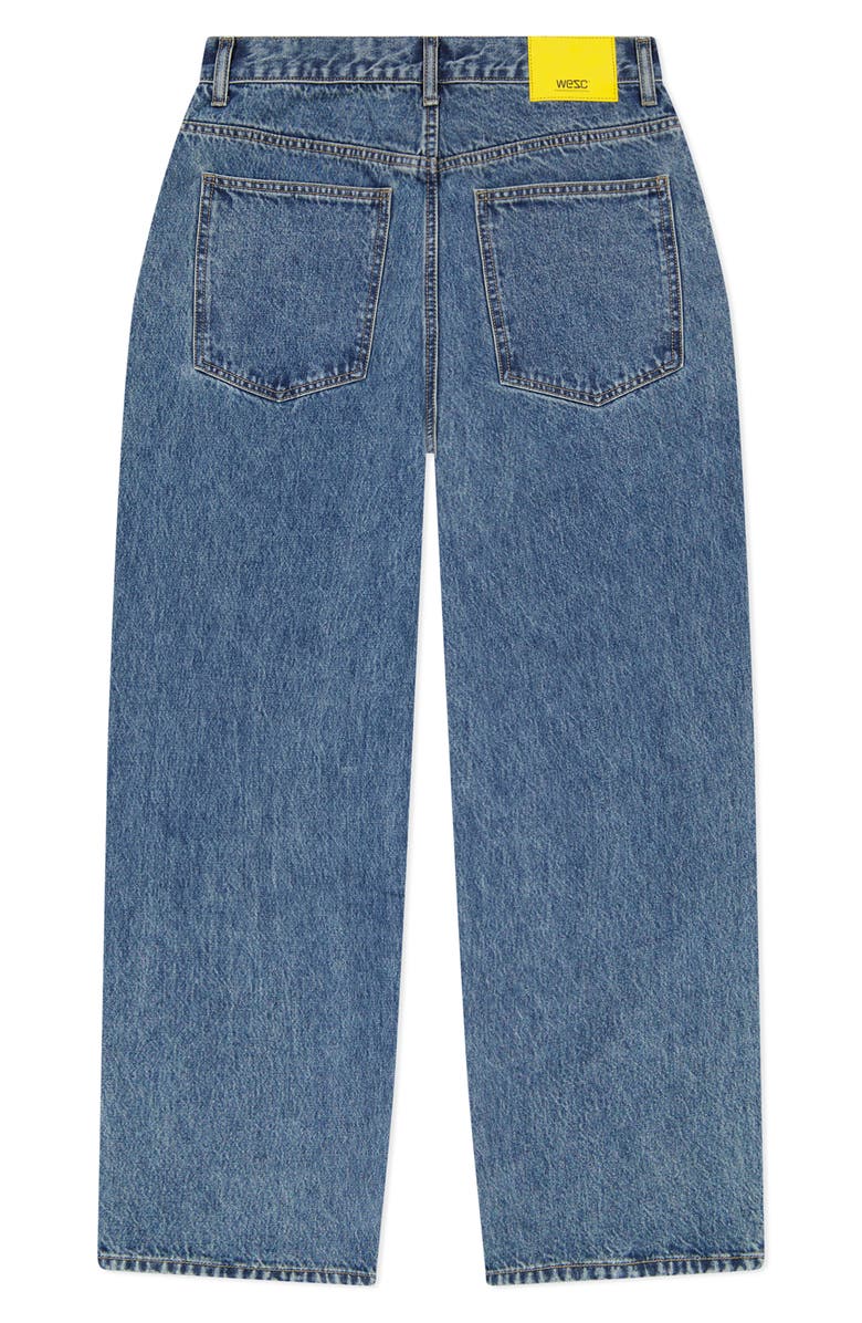 WeSC Jay Wide Leg Jeans, Alternate, color, Mid Wash