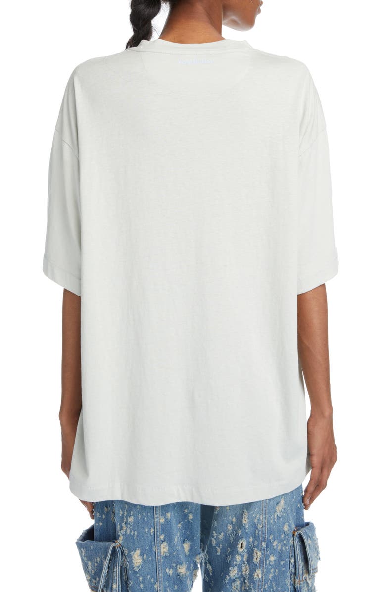 Acne Studios x Karen Kilimnik Edra Cat Graphic Tee, Alternate, color, 