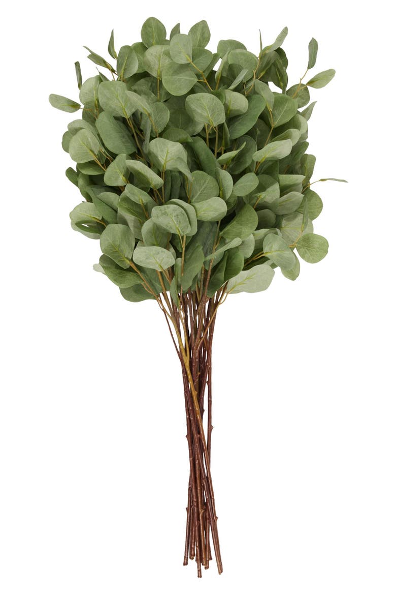 12-Pack Eucalyptus Artificial Stems, Alternate, color, GREEN