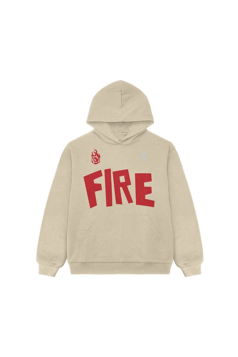 Unisex Playa Society  Oatmeal Portland Fire Established Hoodie, Alternate, color, Oatmeal