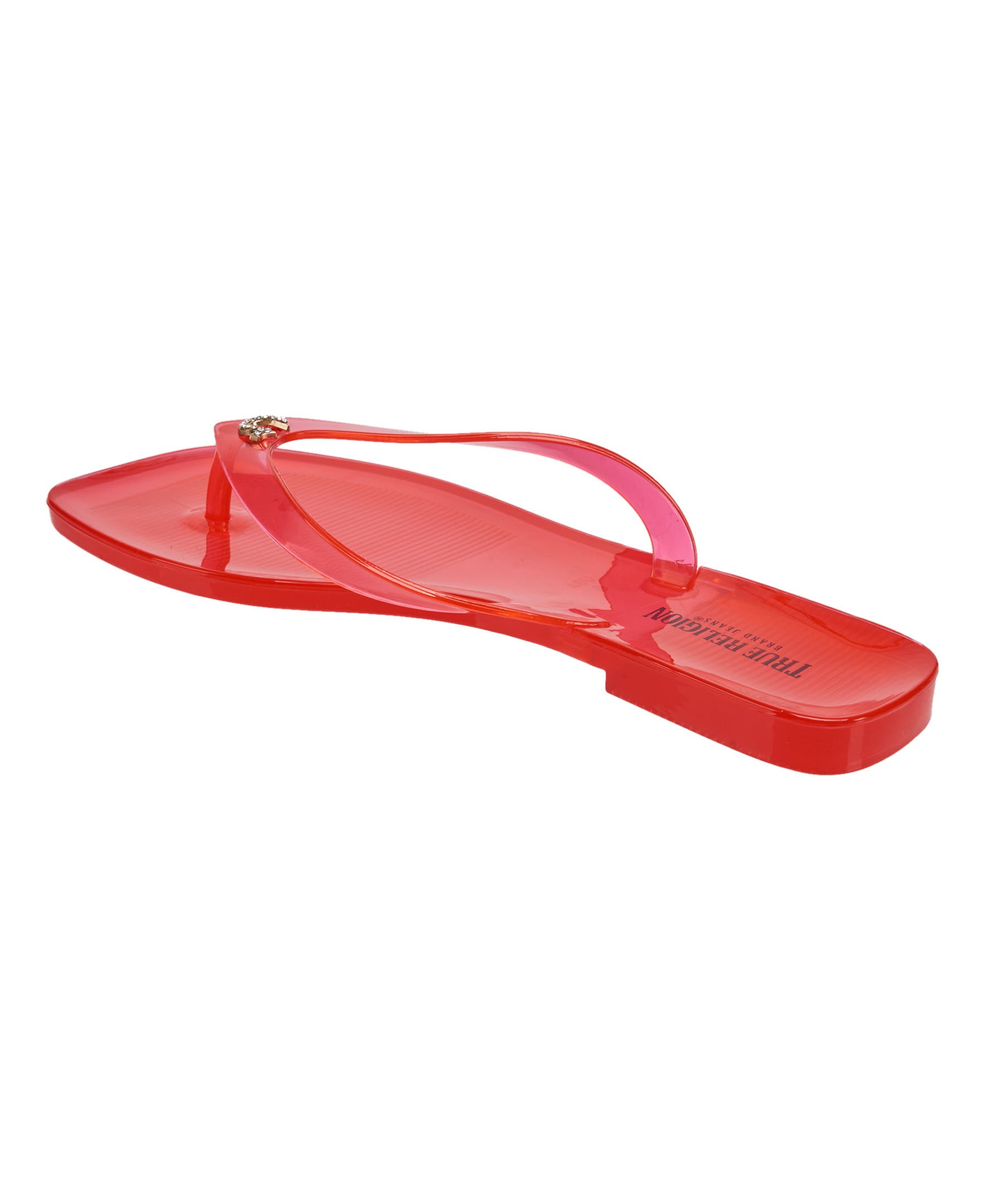 True Religion Lola Sandal, Alternate, color, Red