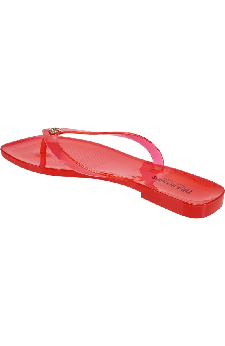 True Religion Lola Sandal, Alternate, color, Red