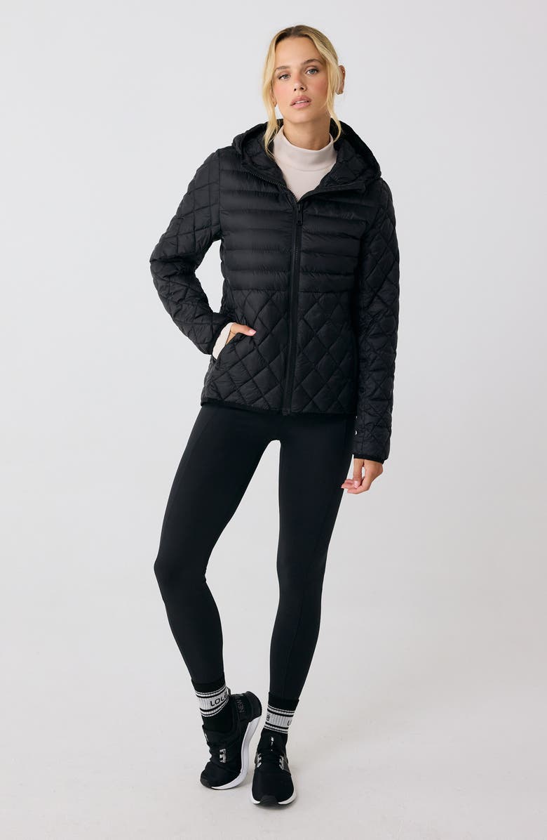 Lole The Base Water Repellent Insulated Hooded Jacket, Alternate, color,