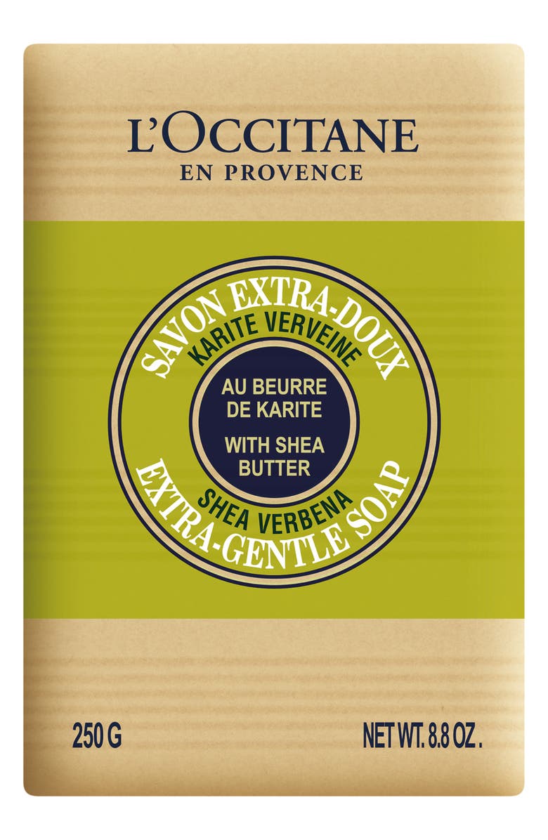 L'Occitane Shea Verbena Extra-Gentle Soap, Main, color, Green