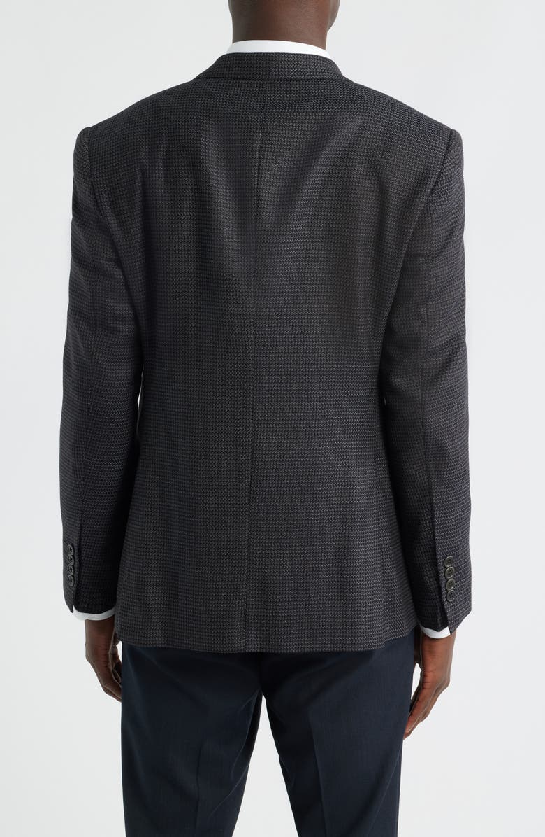 Emporio Armani G-Lined Brown Textured Wool & Cashmere Sport Coat, Alternate, color, Brown