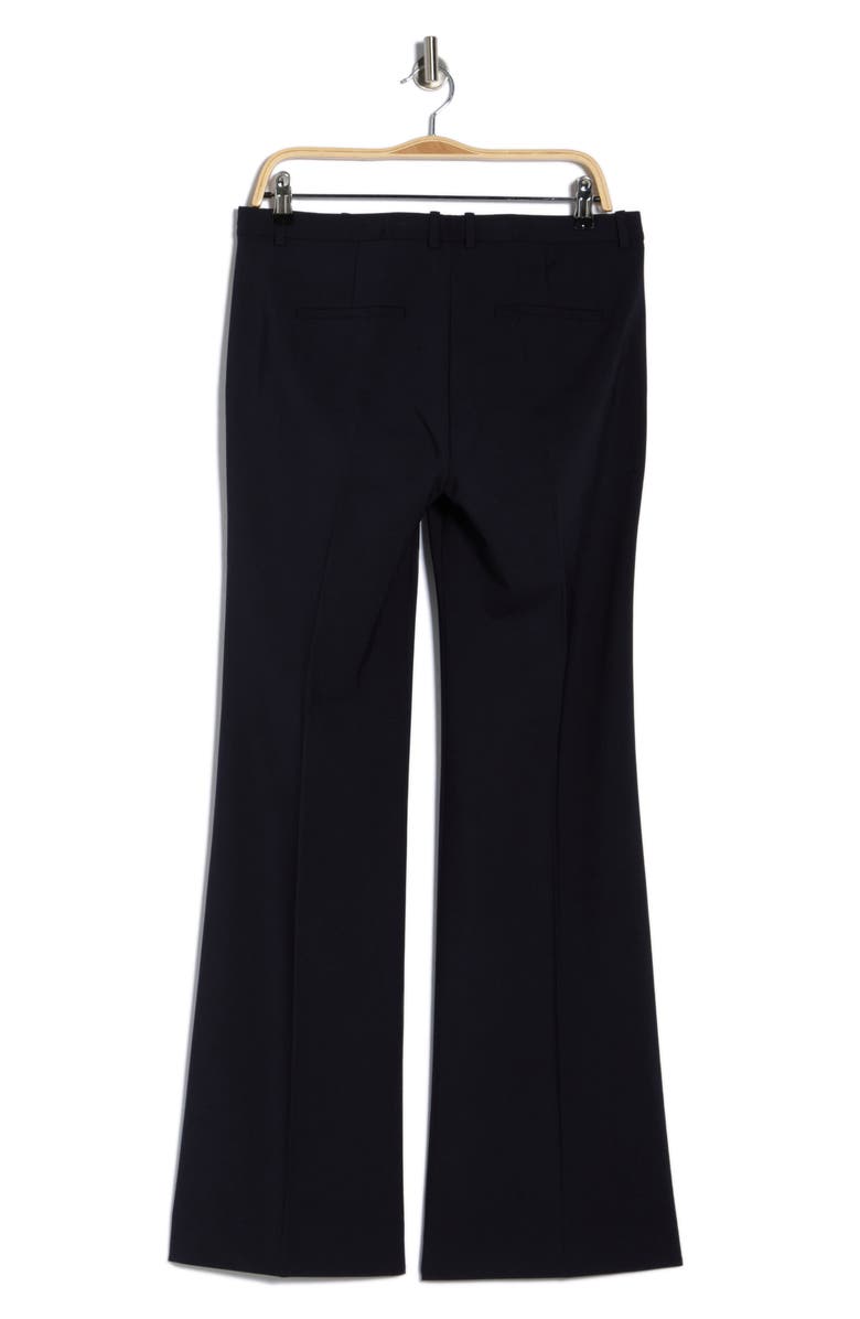Theory Demetria Stretch Wool Pants, Alternate, color, Deep Navy
