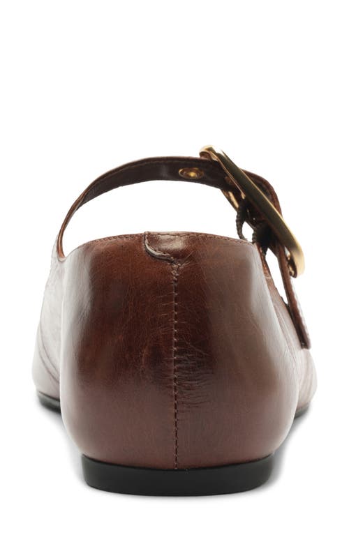 Arezzo Elena Ballet Flat In Brown
