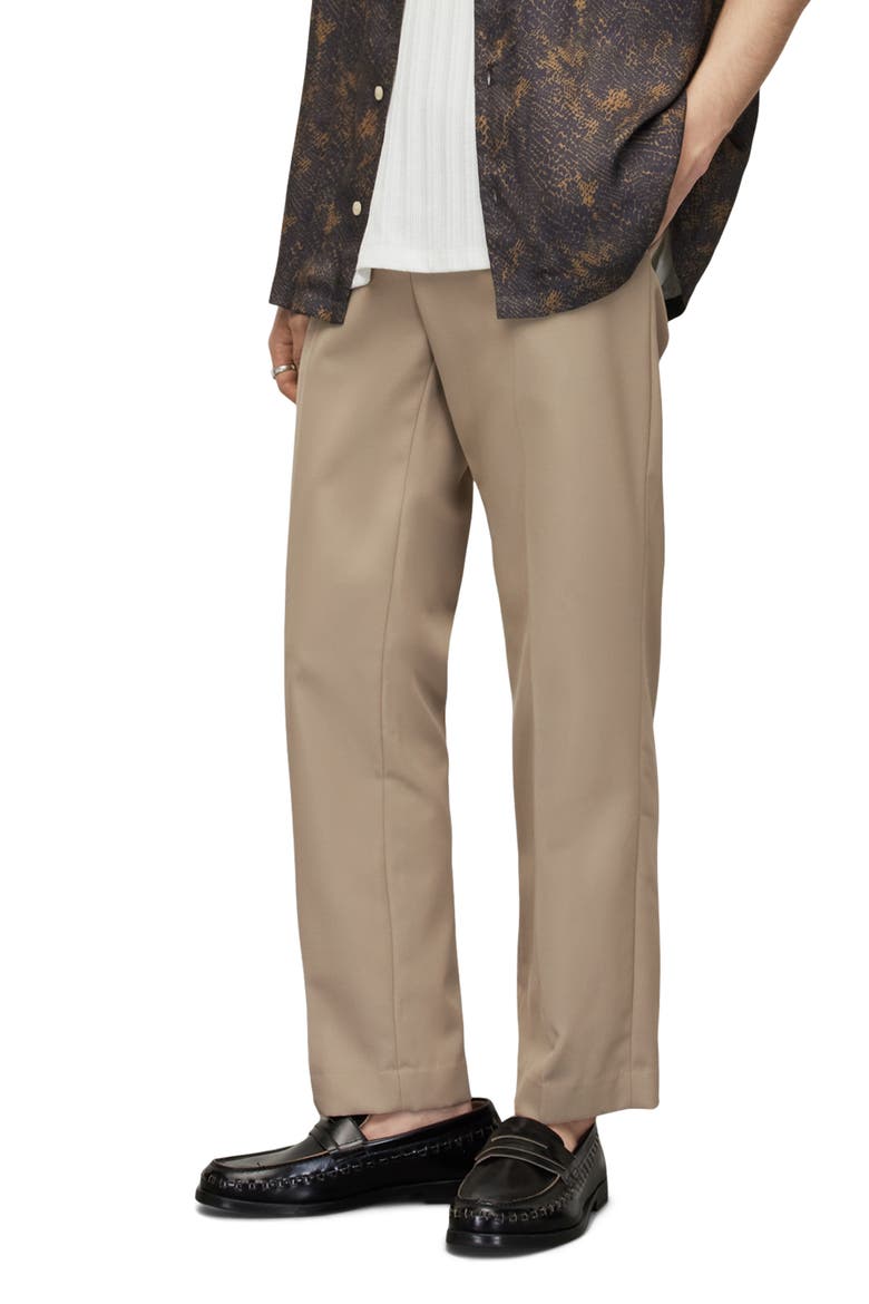 Talia Wool Blend Trousers, Alternate, color, FAWN BEIGE