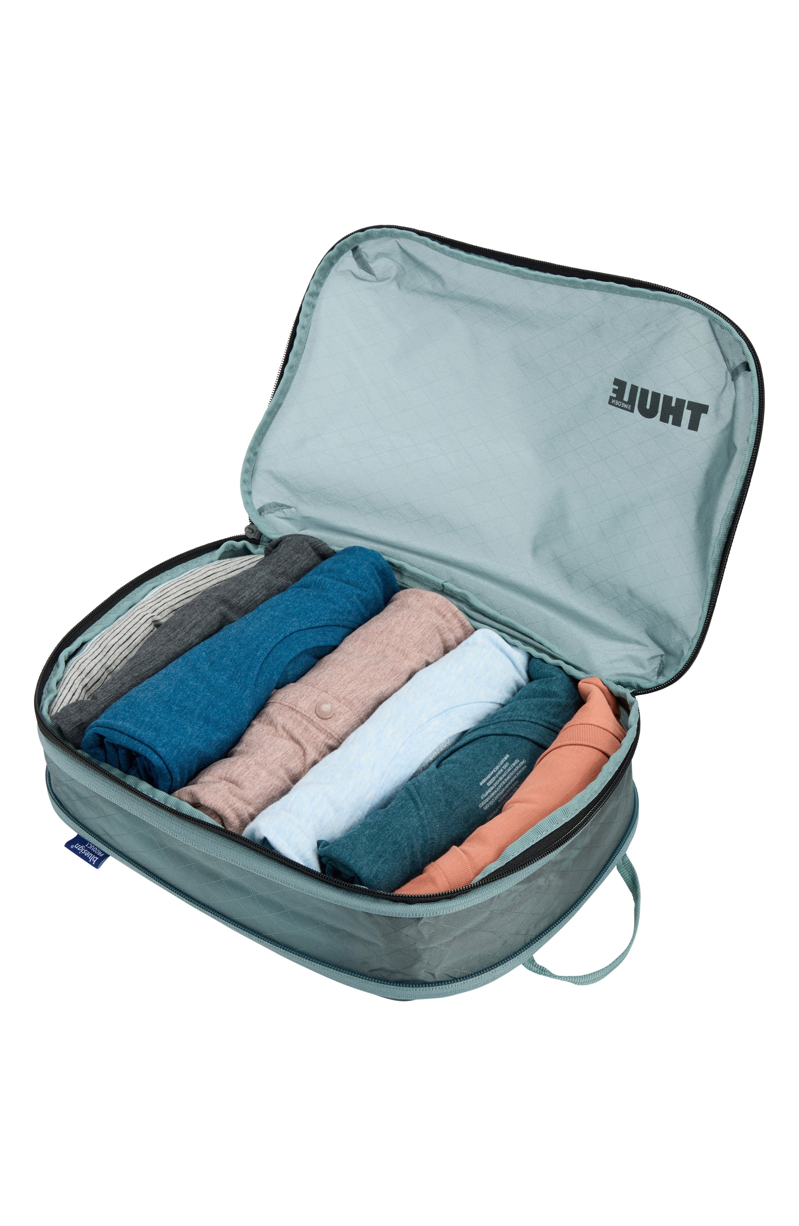 Thule Medium Compression Nylon Ripstop Packing Cube, Alternate, color, Pond Gray