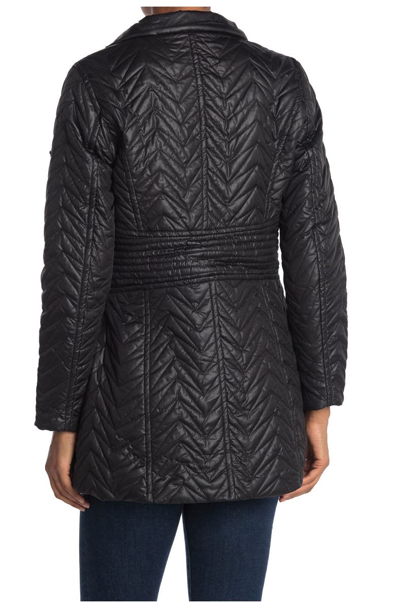 Via Spiga Zigzag Hooded Puffer Jacket, Alternate, color,