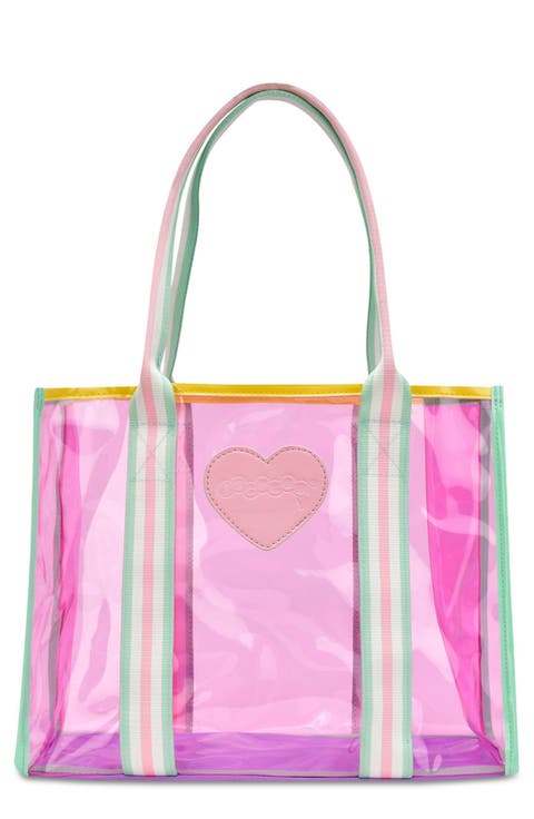 Kids' Heart Clear Tote