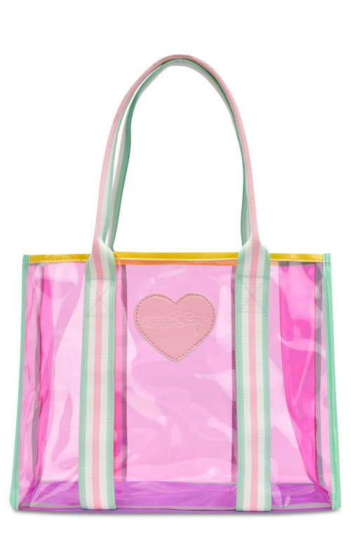 Shop Iscream Kids' Heart Clear Tote