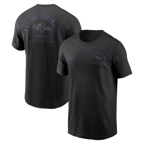 Men's Nike Black Baltimore Ravens Split Logo T-Shirt