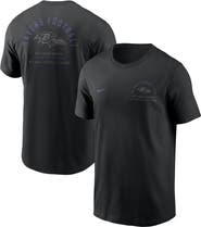 Nike Men's Nike Black Baltimore Ravens Split Logo T-Shirt