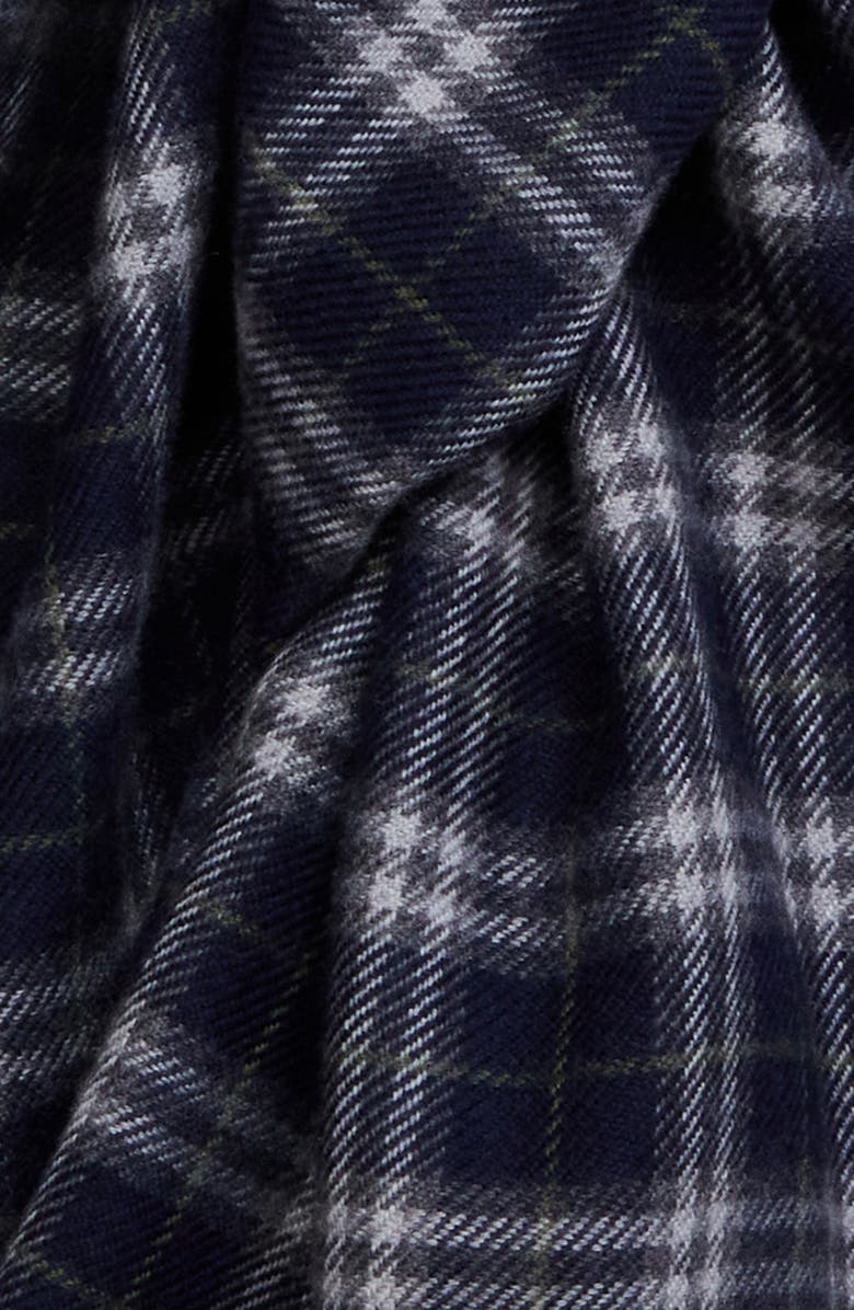 Burberry Reversible Check & Houndstooth Wool Scarf, Alternate, color,