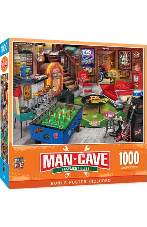 Basement Bliss 1000 Piece Jigsaw Puzzle