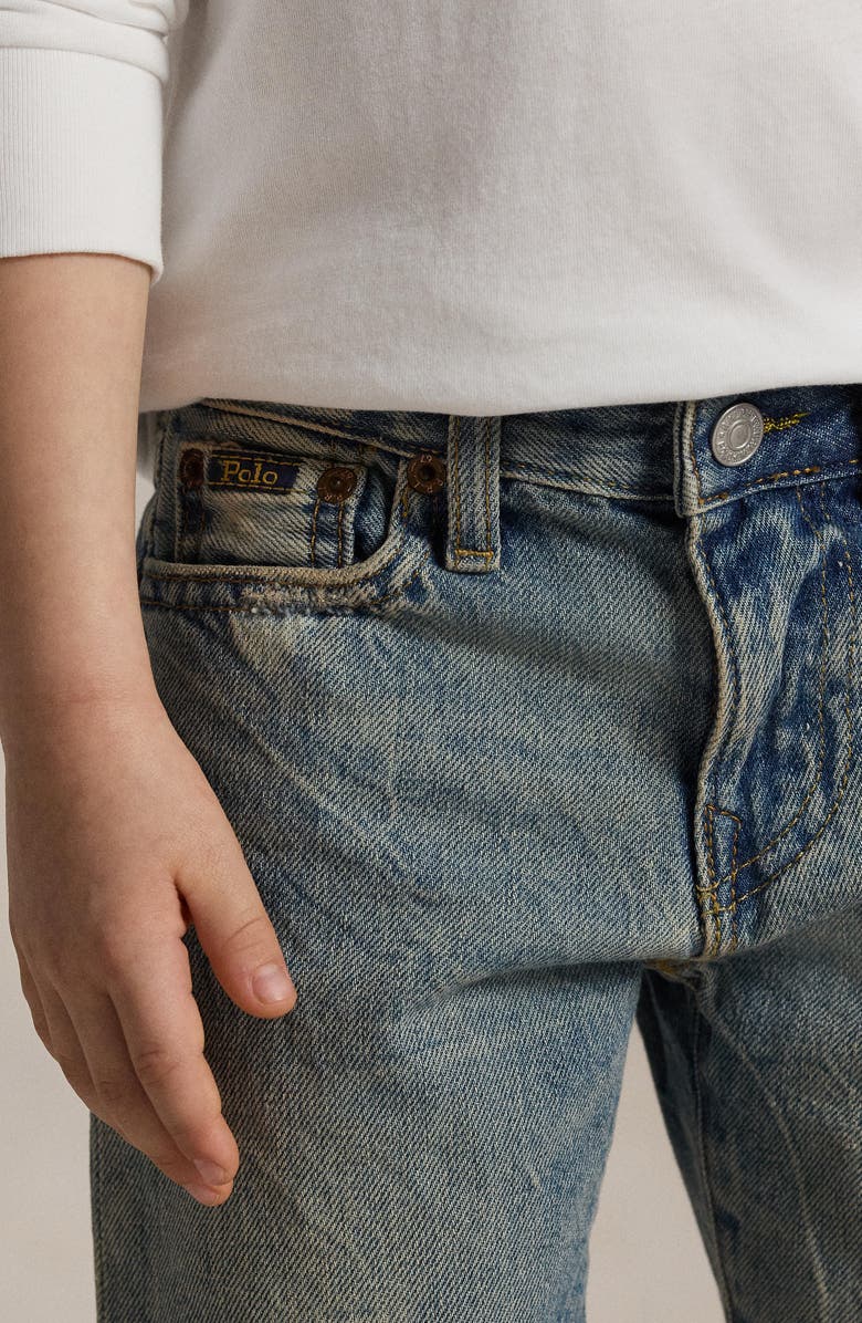 Polo Ralph Lauren Kids' Cutoff Denim Shorts, Alternate, color, Falcon