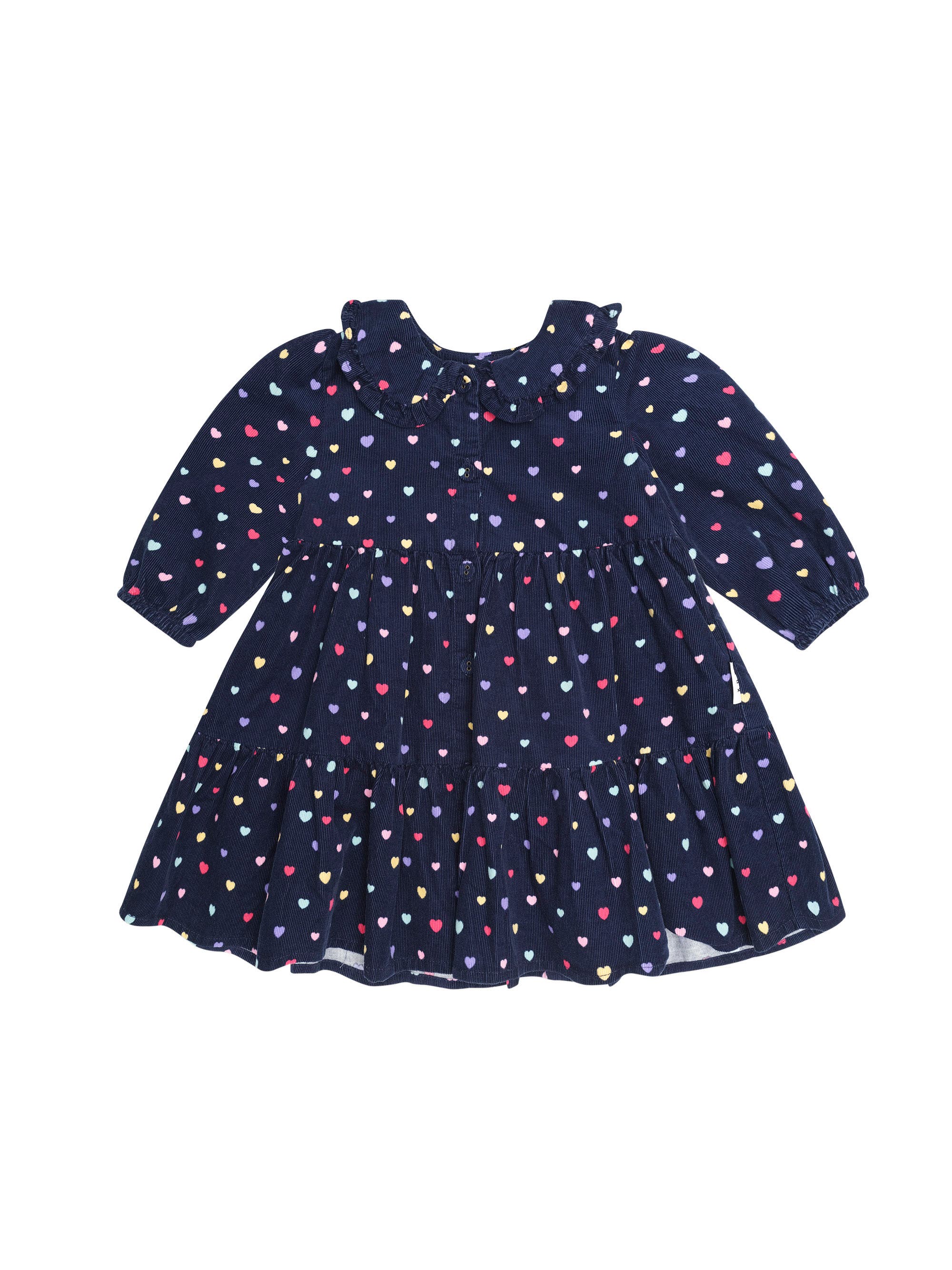 Huxbaby Ink Heart Cord Collar Dress | Nordstrom