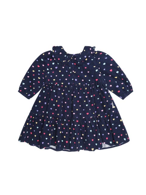 Ink Heart Cord Collar Dress