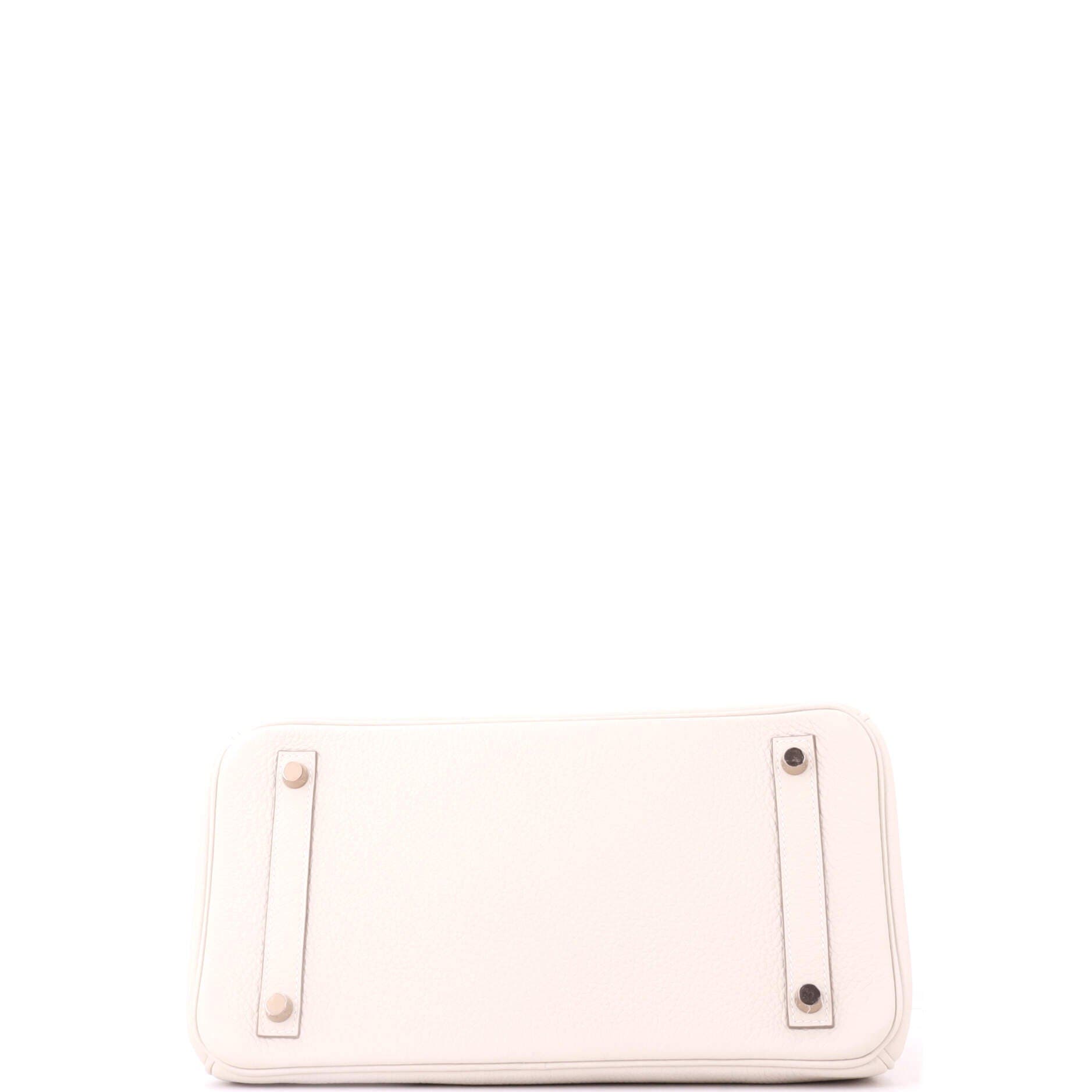 Birkin Handbag Light Togo with Gold Hardware 30, Alternate, color, White