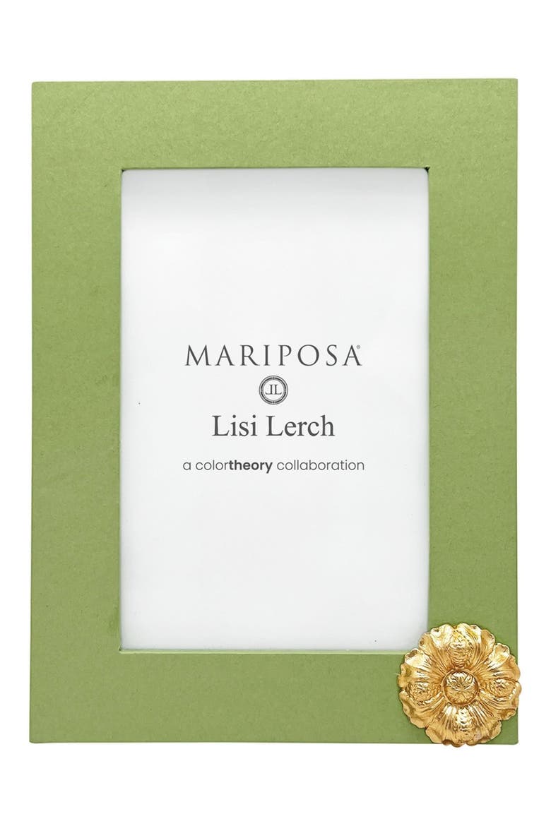 Flower Meadow 4 x 6-Inch Picture Frame, Main, color, GREEN