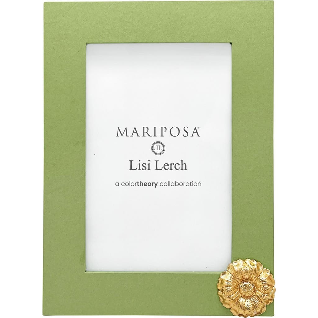Mariposa Flower Meadow 4 X 6-inch Picture Frame In Green