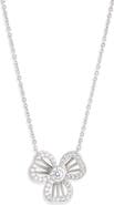 Nadri Bella Open Petal Pendant Necklace