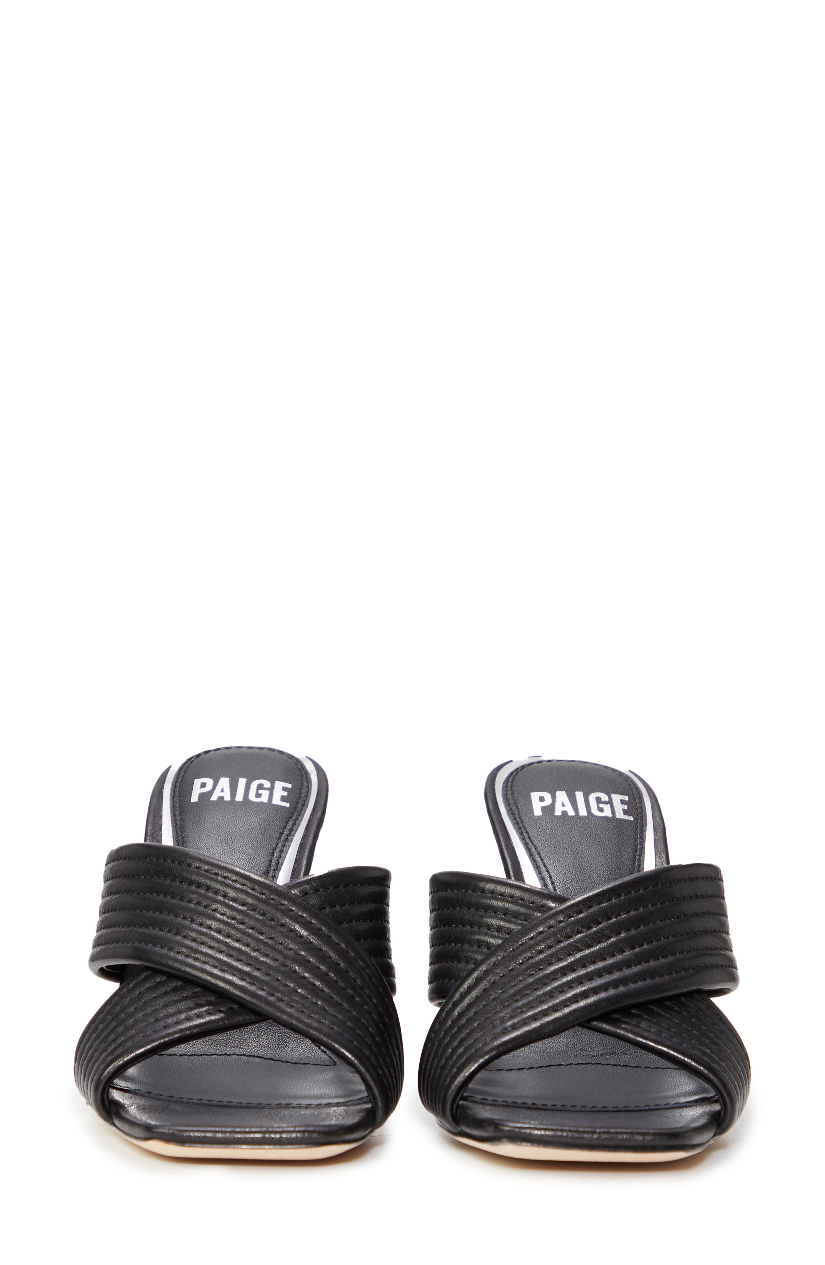 PAIGE Leigh Leather Sandal, Alternate, color, 