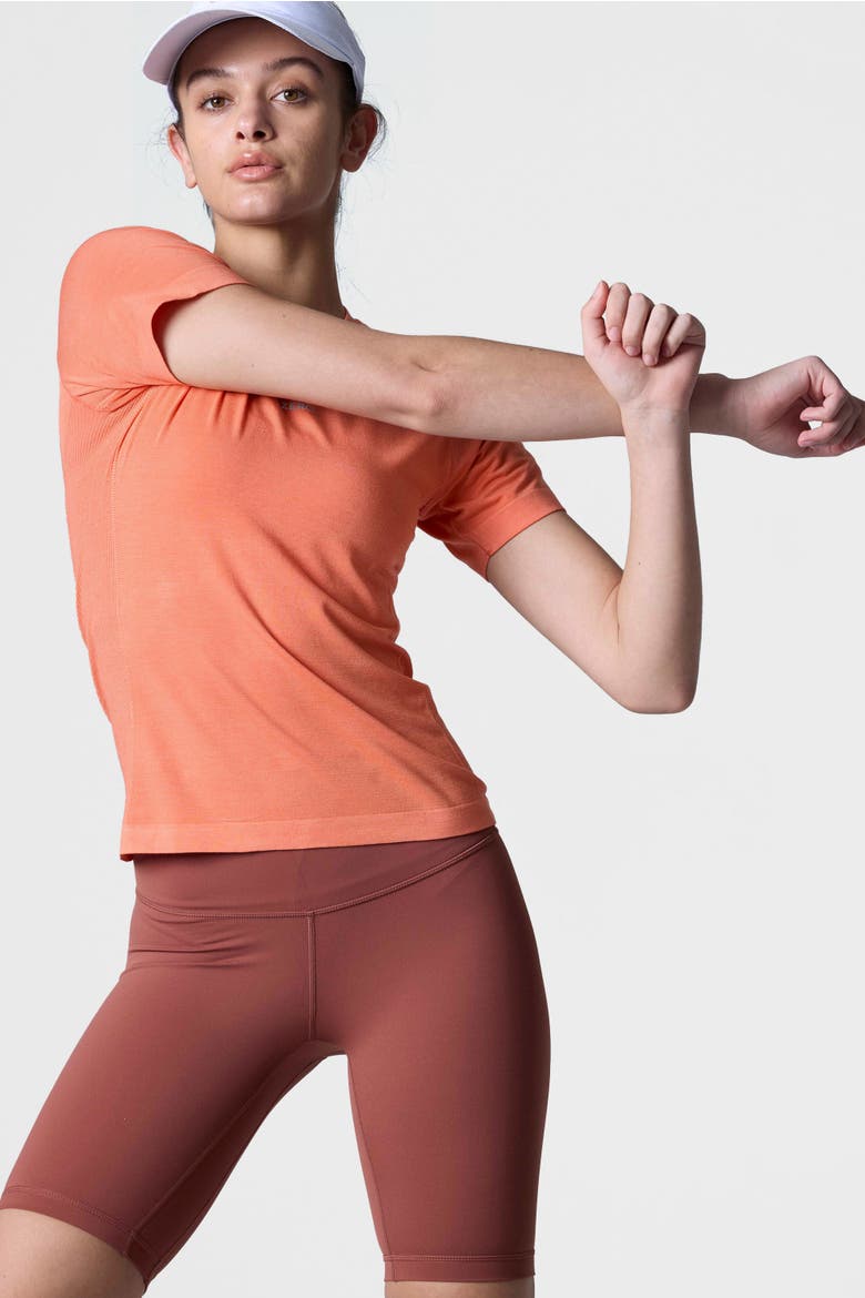 Tech Merino Light Weight Daily Tee, Alternate, color, Melon