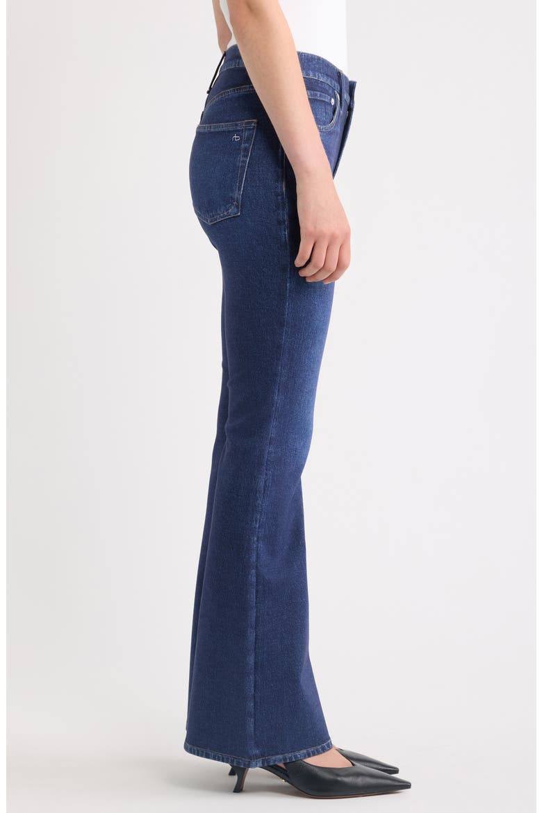 rb Miramar Ponte Dahlia Mid Rise Flare Jeans, Alternate, color, NOLITA