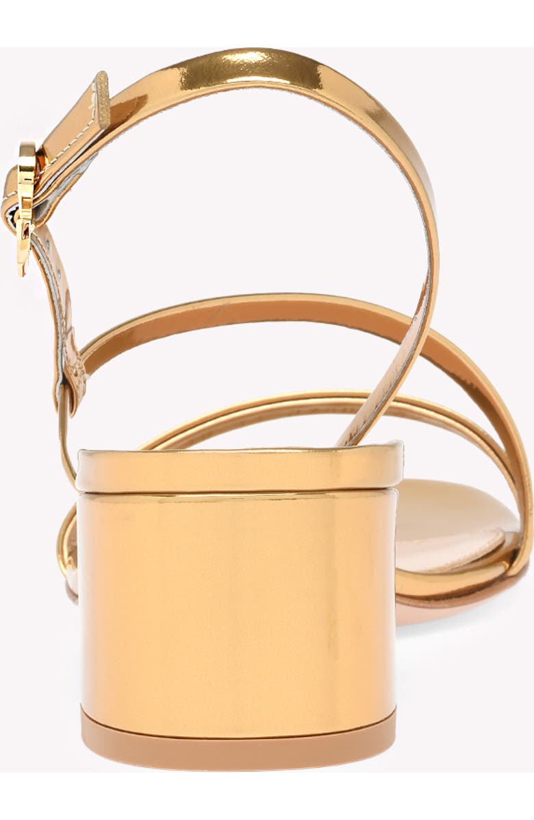 Gianvito Rossi Betsey Sandal, Alternate, color, Metallic Gold Calf