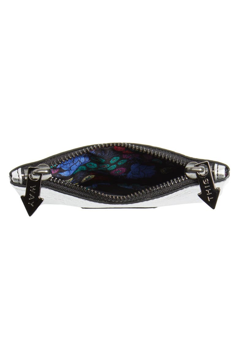 MARC BY MARC JACOBS x Disney® 'Alice in Wonderland' Pouch, Alternate, color, SILVER