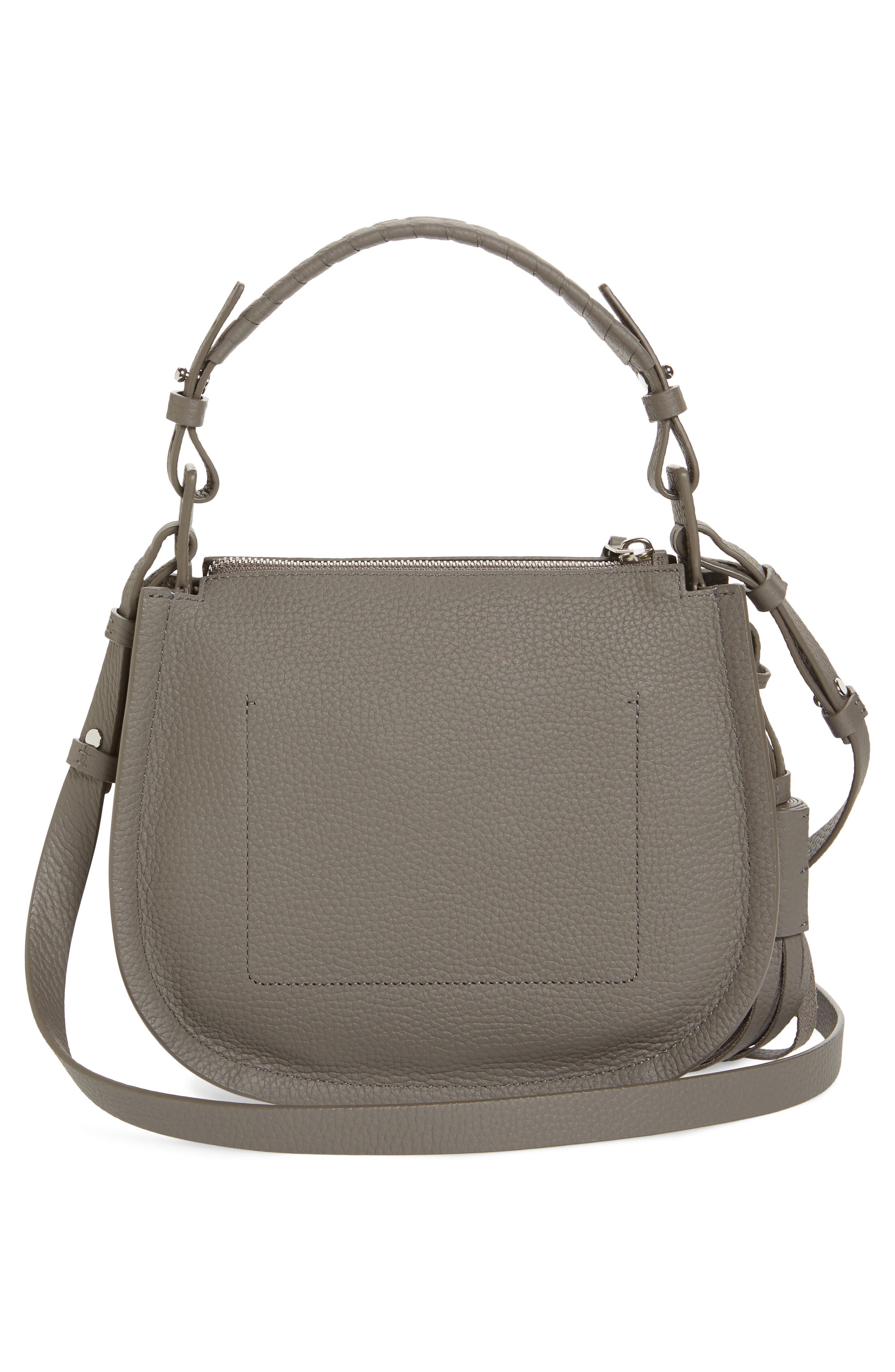 AllSaints Mori Leather Crossbody Bag, Alternate, color, 