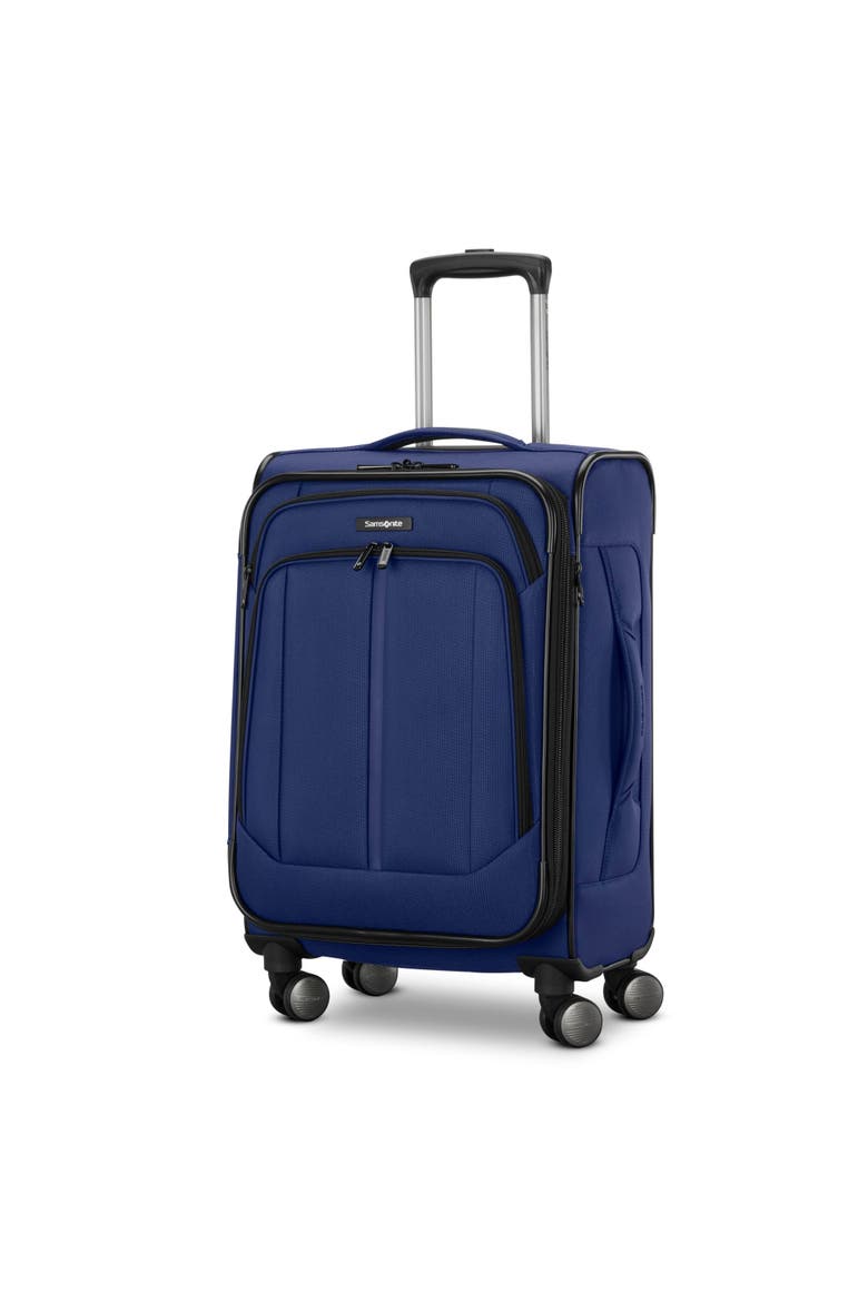 Ascella 4 Softside Expandable 20" Carry On Spinner Luggage, Main, color, Dusk Purple