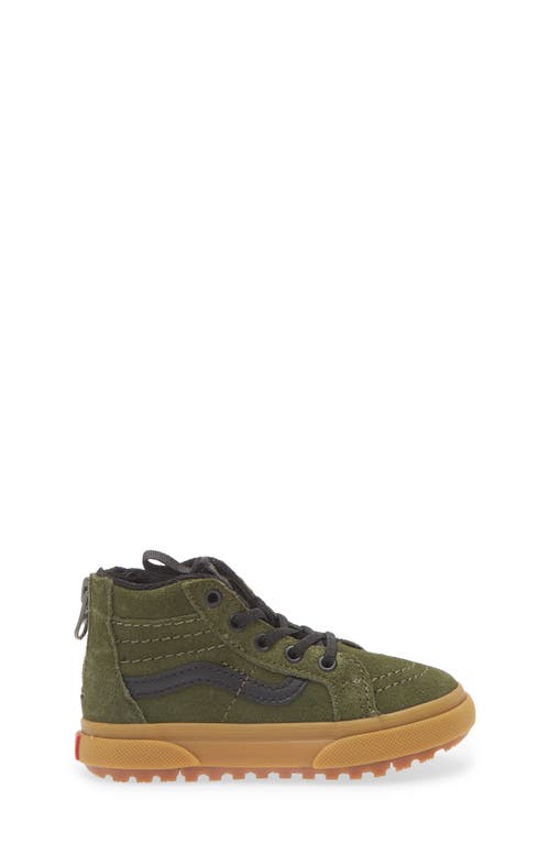Vans Mte Sk8-hi Insulated Water Resistant Zip Sneaker In Grape Leaf/gum