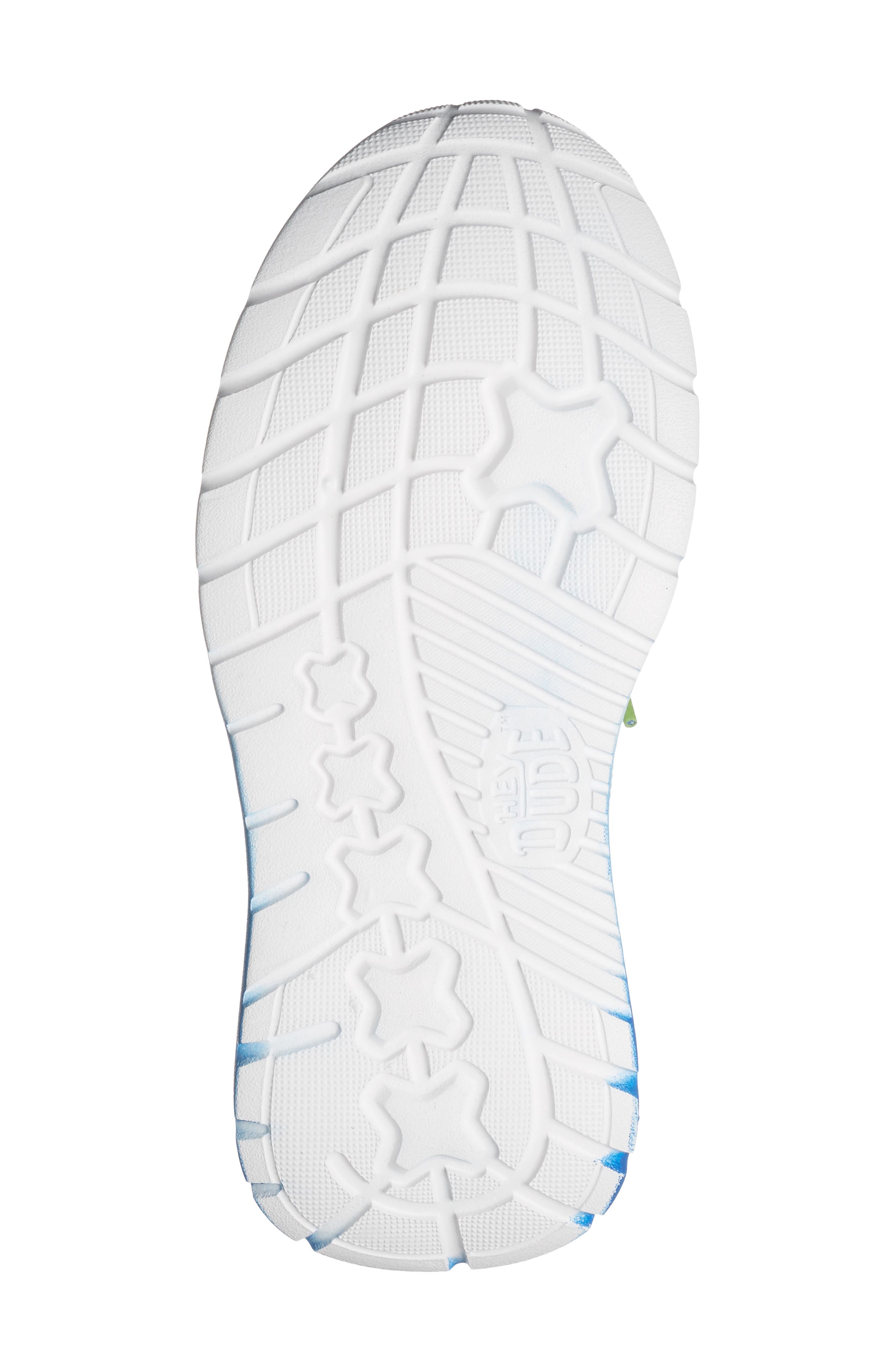 Hey Dude Kids' Sirocoo Play Sneaker, Alternate, color, White/ Blue