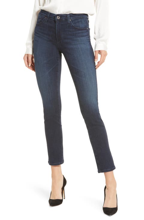 The Prima Mid Rise Stretch Ankle Cigarette Jeans