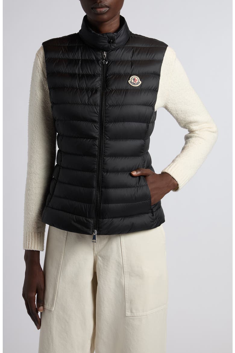 Igens Down Puffer Vest, Main, color, BLACK