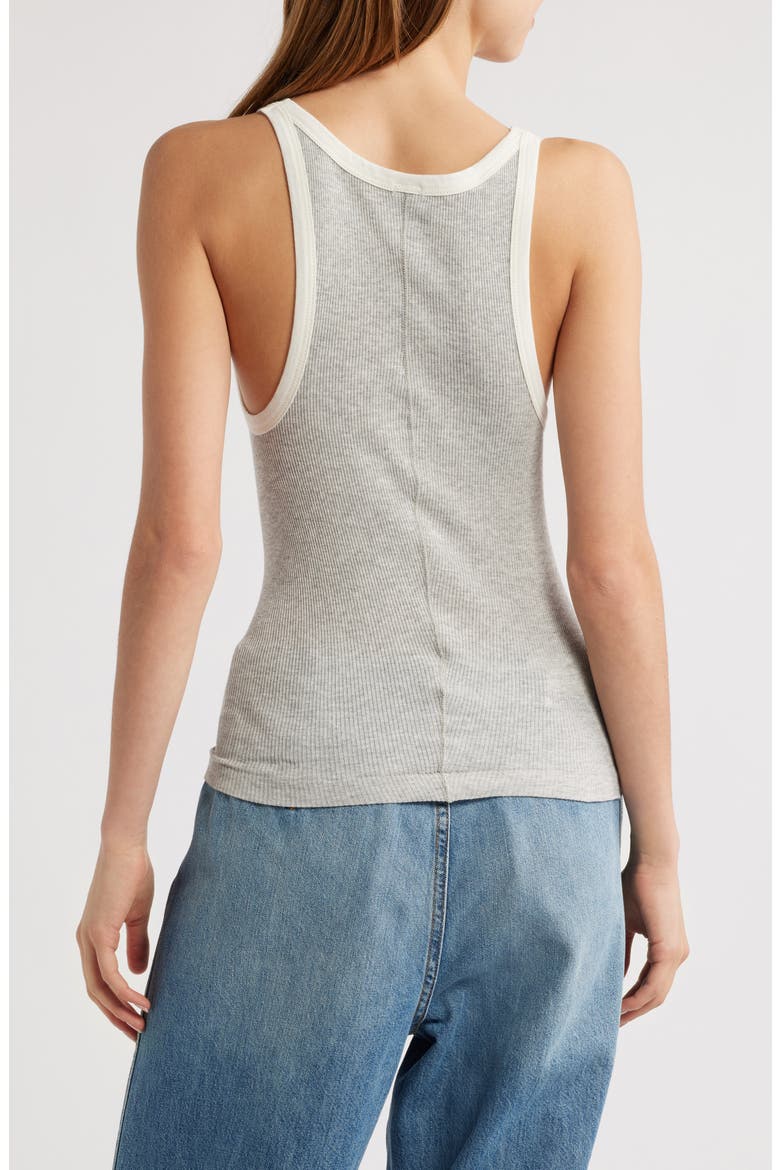 Rib Tank, Alternate, color, GREY WITH VINTAGE WHITE