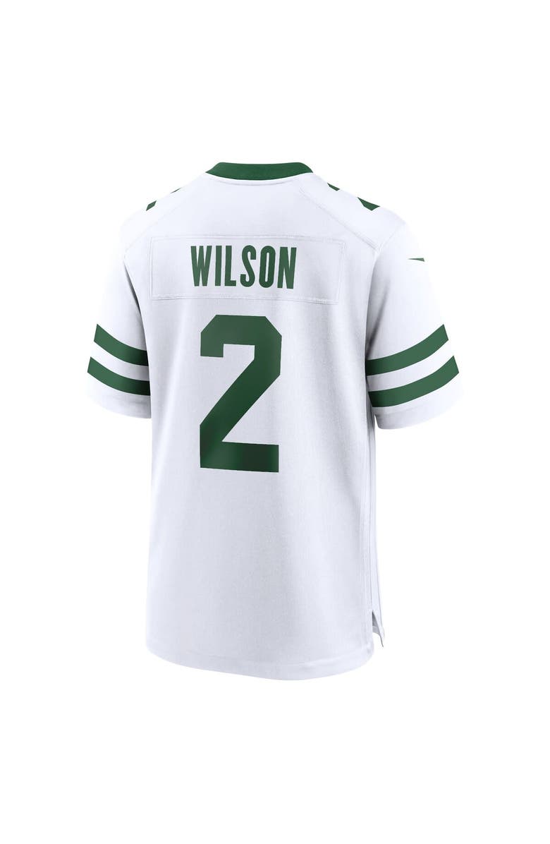 Nike Men's Nike Zach Wilson Spotlight White New York Jets Alternate Game Jersey, Alternate, color, 