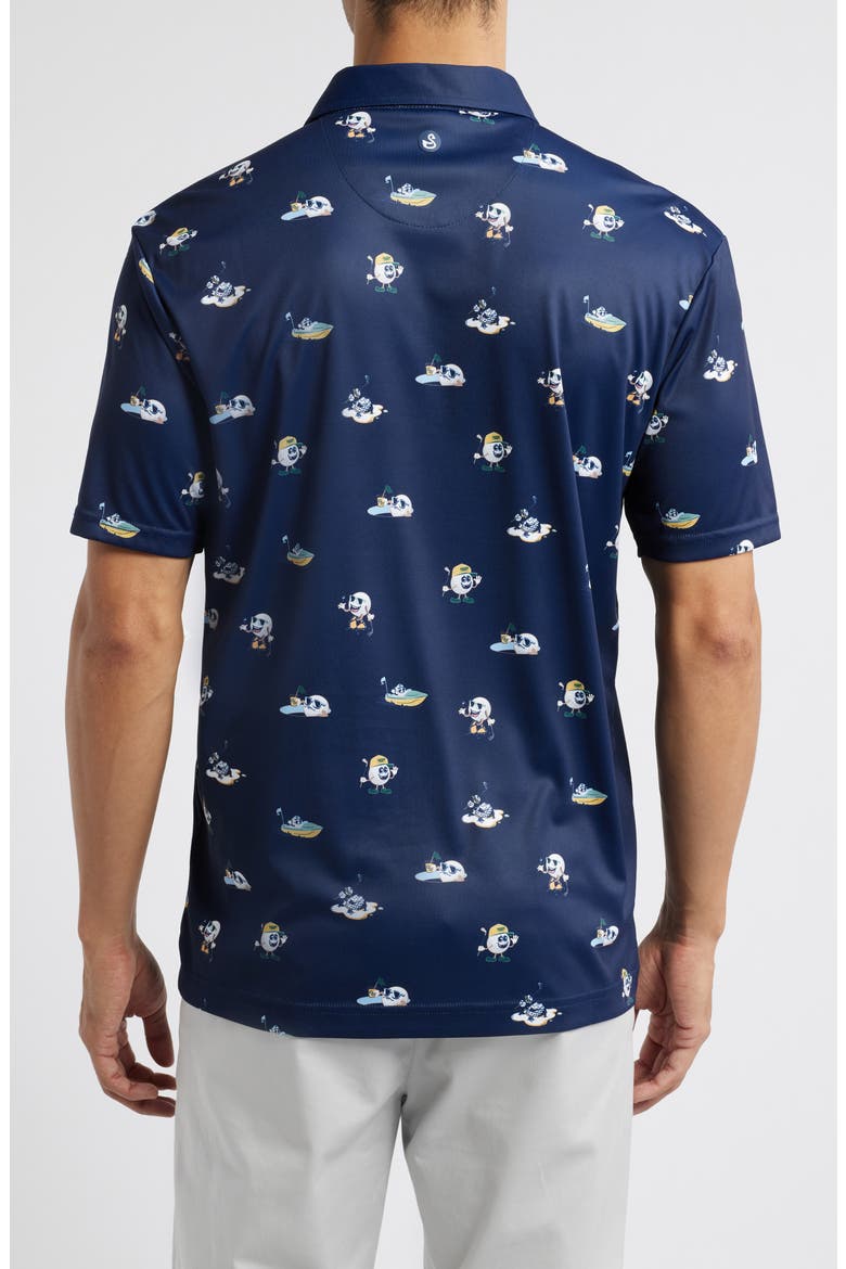 Meinke Print Golf Polo, Alternate, color, MIDNIGHT NAVY