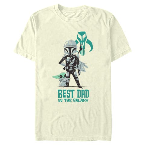 Men's The Best Dad In The Galaxy Short Sleeve Graphic T-shirt