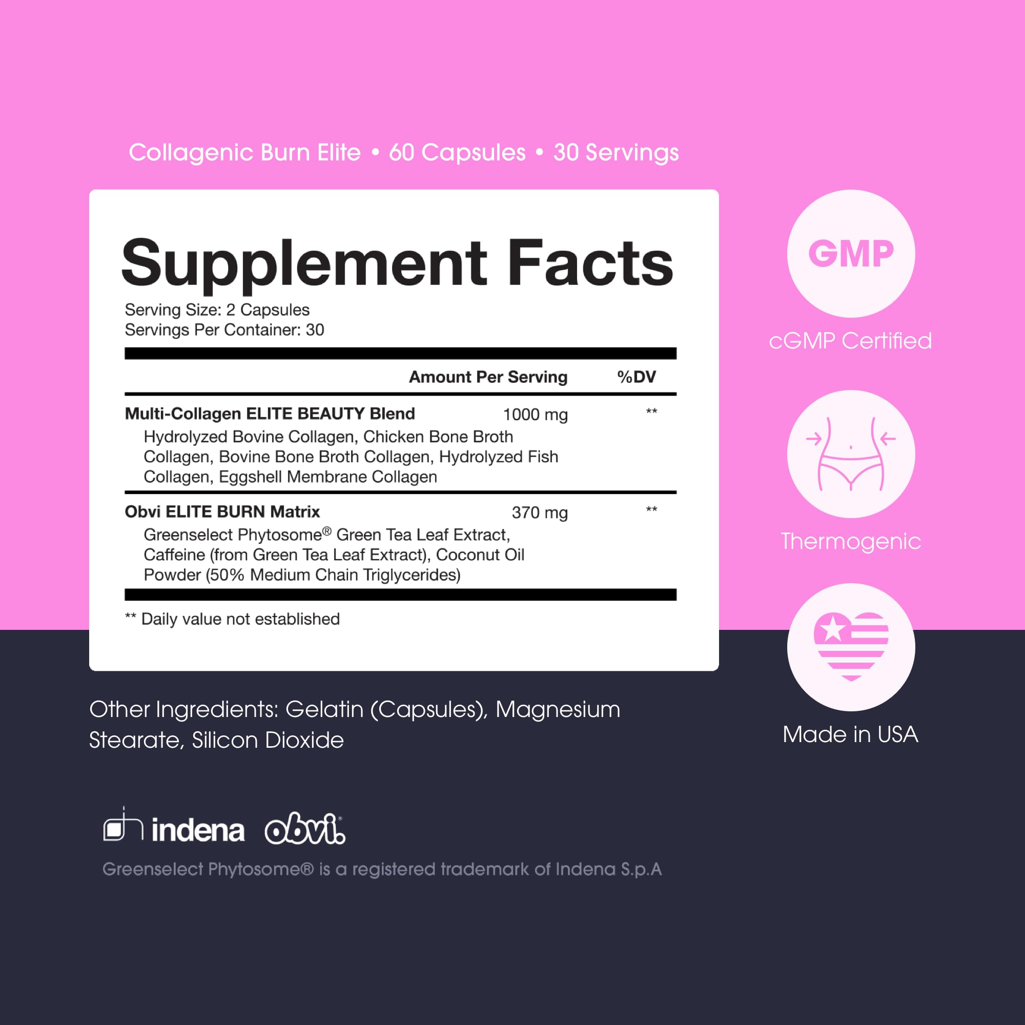 Obvi Burn Elite Collagen Supplement Metabolism (Women) | Nordstrom