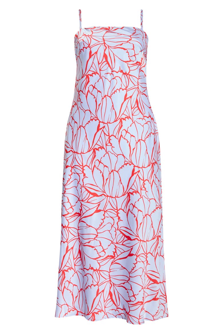 Cerys Floral Print Sleeveless Maxi Dress, Alternate, color, LAVENDER-MUL