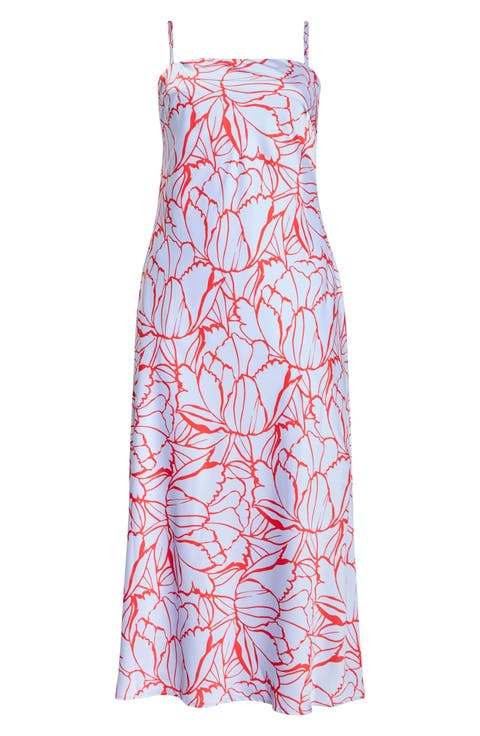 Cerys Floral Print Sleeveless Maxi Dress (Plus)